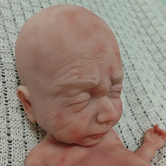 40cm Sleeping Preemie 3.63lbs Newborn Boy Platinum Silicone Reborn Baby Dolls US - Picture 2 of 12
